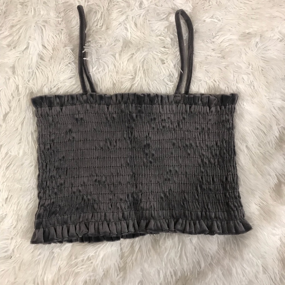 velvet tube top